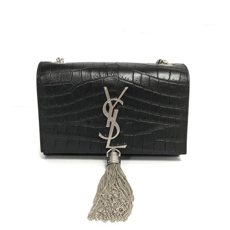 ysl bags black|ysl black bag with tassel.